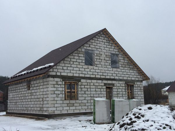 Дом из газобетона, Воскресенск, ул.Рабочая